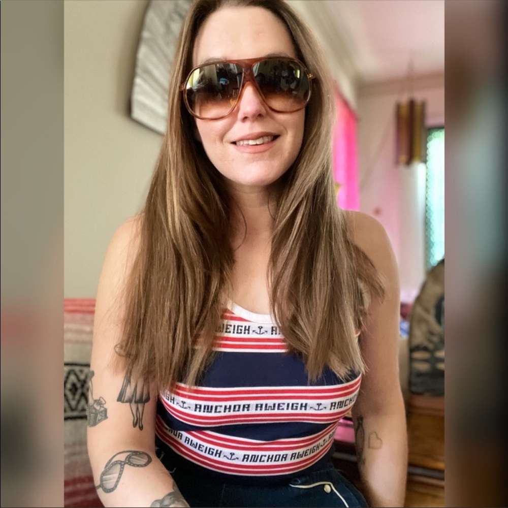 70s Vintage Tortoiseshell Lucite Gradient Sunglasses